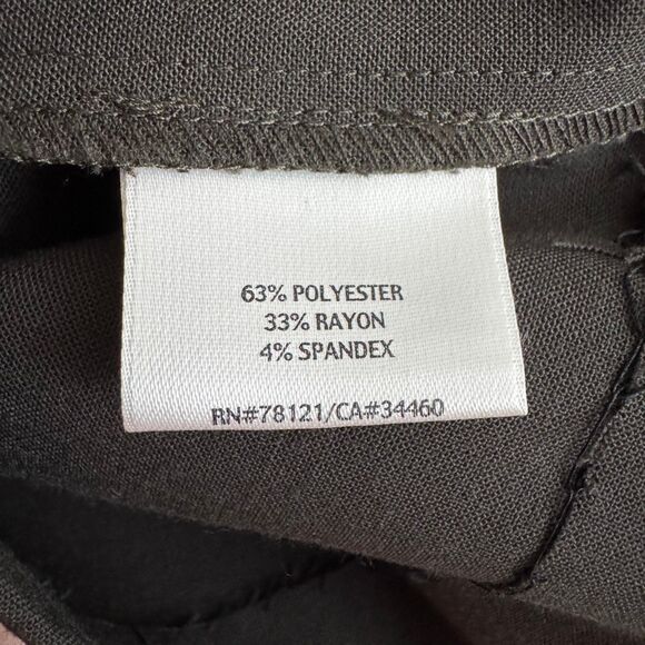 Eileen Fisher Straight Leg Pants XL Dark Green - Picture 6 of 6